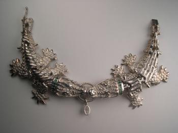 Image of Sterling Silver Alligator Bracelet